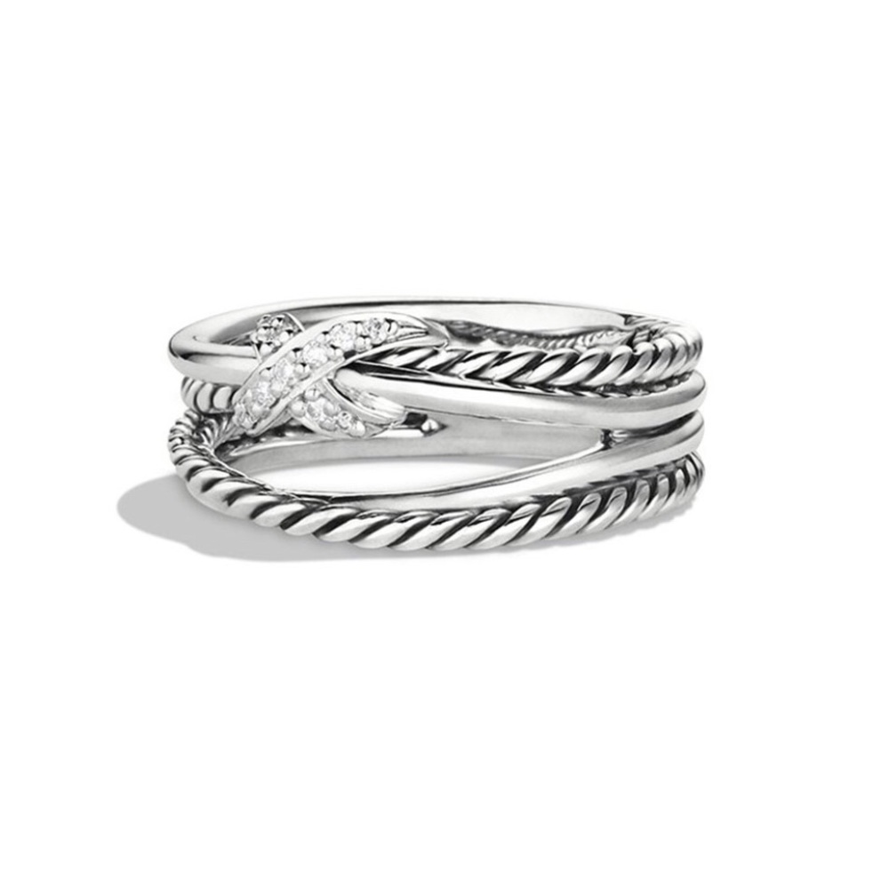 David Yurman X ring size 6